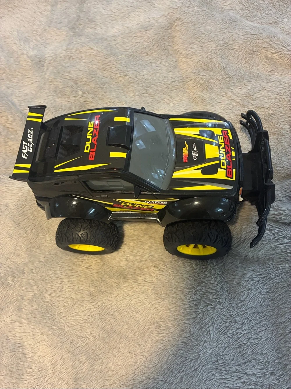 Kids Off-Road Toy MonsterTruck - Black & Yellow